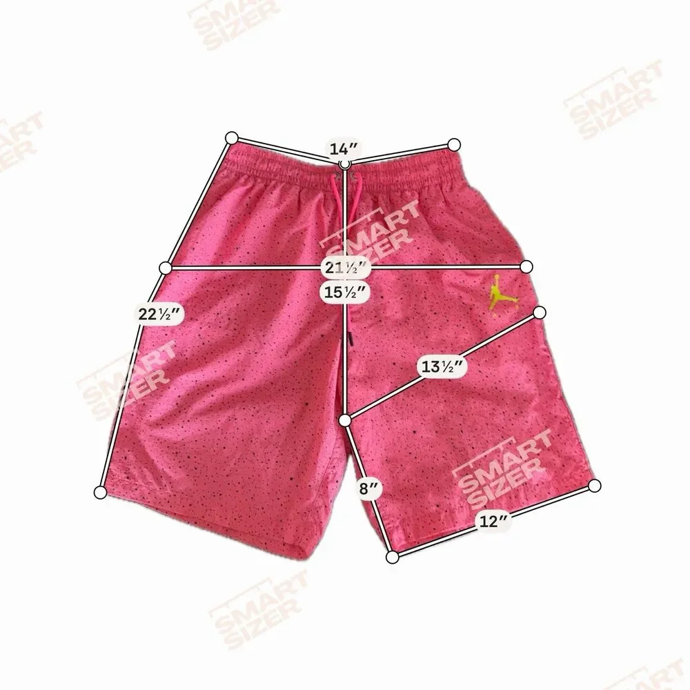 Jordan Jumpman Woven Shorts Mens Large Hyper Pink Black Speckled C19133-639